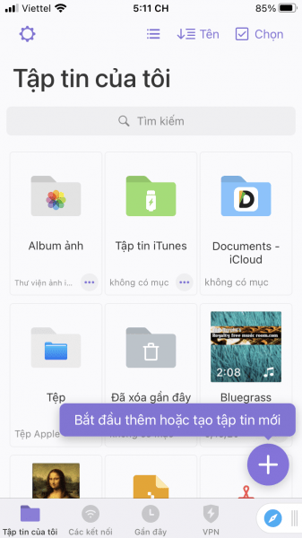 Documents by Readdle: Quản lý file trên widget iOS 14