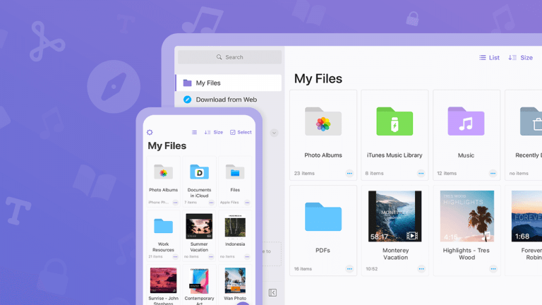 Documents by Readdle: Quản lý file trên widget iOS 14