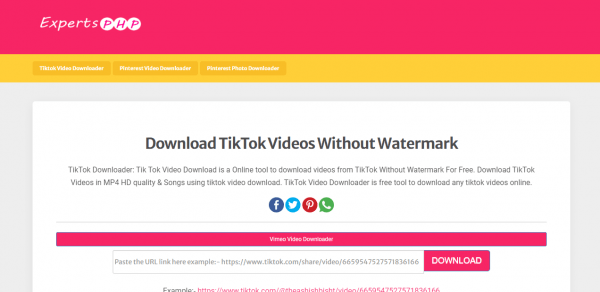 17 trang giúp download video TikTok không có watermark