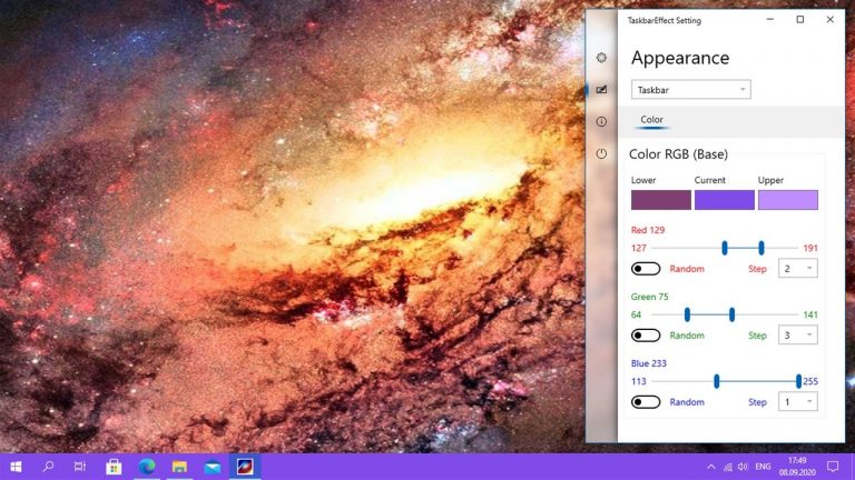 Cách thay đổi màu sắc thanh tác vụ Windows 10 tự động
