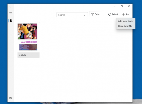 Đọc truyện tranh trong file ZIP, RAR trên Windows 10 với iHentel