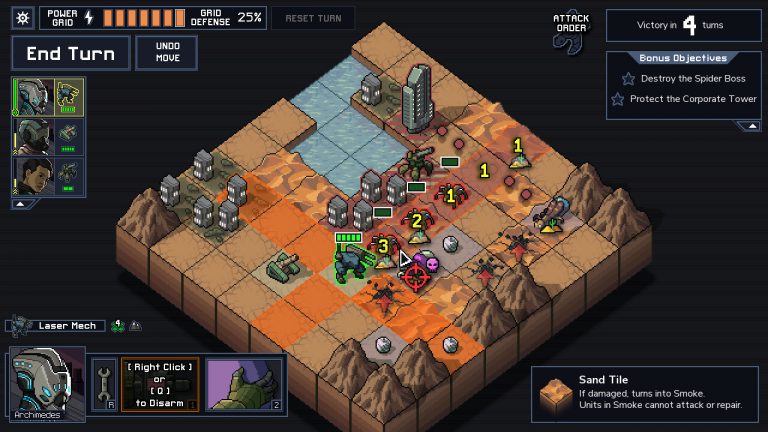 Lại miễn phí game chiến thuật theo lượt Into the Breach cực hay