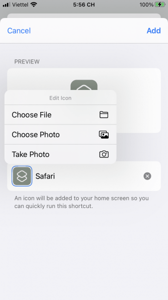 Cách thay đổi biểu tượng ứng dụng trên iOS 14