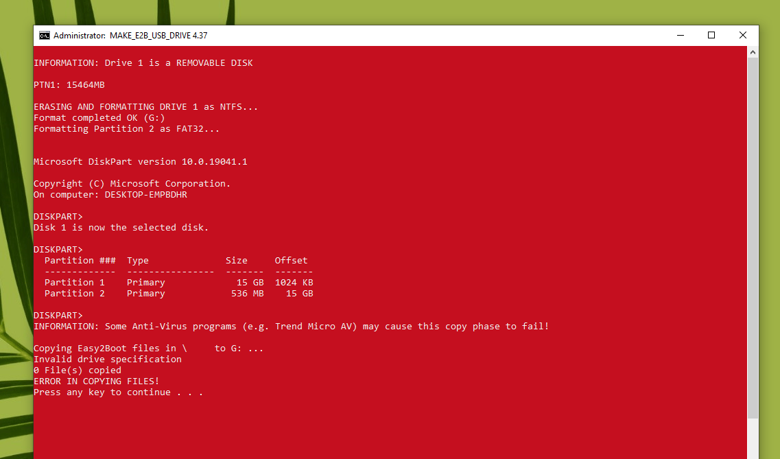 Easy2Boot tạo USB boot cài Windows, Android,… LaptrinhX