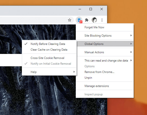 Forget Me Now: xóa dữ liệu web tự động khi đóng tab trên Chrome
