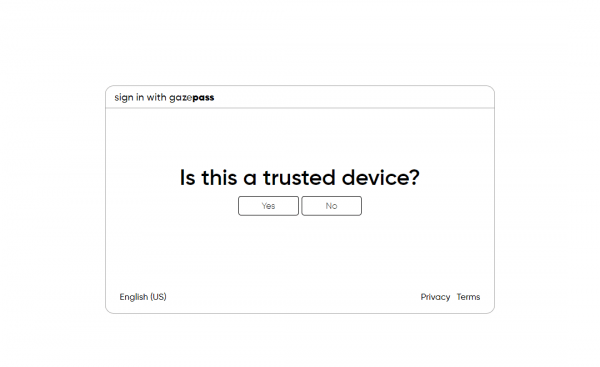 Gazepass: Mở trang web theo phong cách Face ID của iPhone X