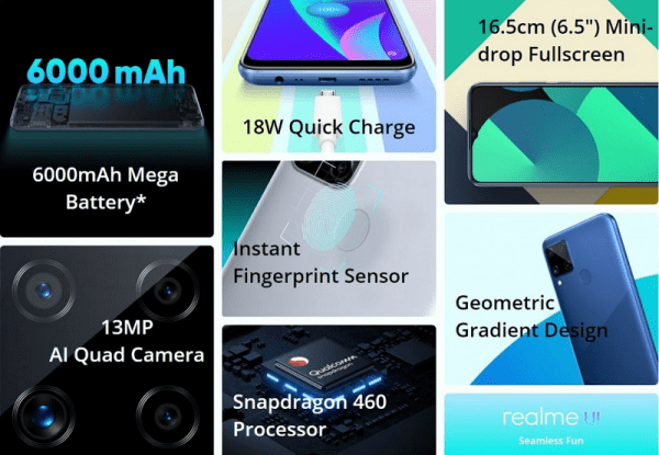 Realme C15 Qualcomm Edition ra mắt tại Ấn Độ: Chip Snapdragon 460, 4 camera sau, pin 6.000mAh