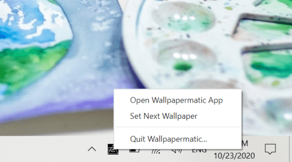 Wallpapermatic: Đặt hình nền trên Windows 10 và đồng bộ vào thiết bị khác