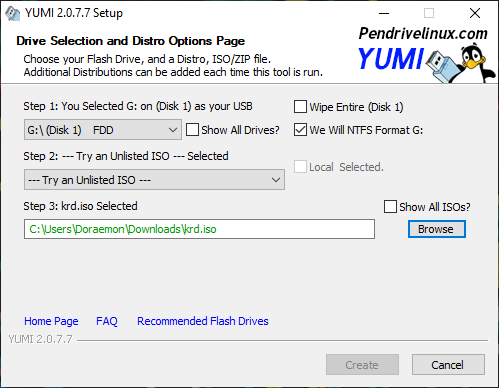 YUMI: Tạo USB Multiboot sao đơn giản thế