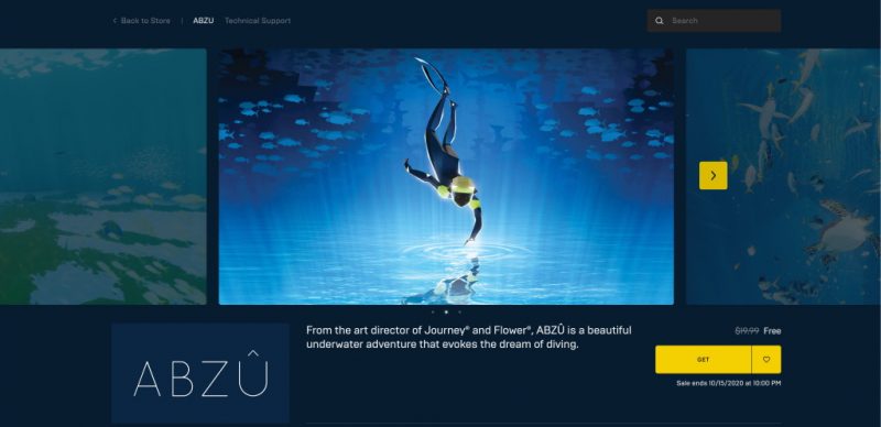 Đang miễn phí game Abzû