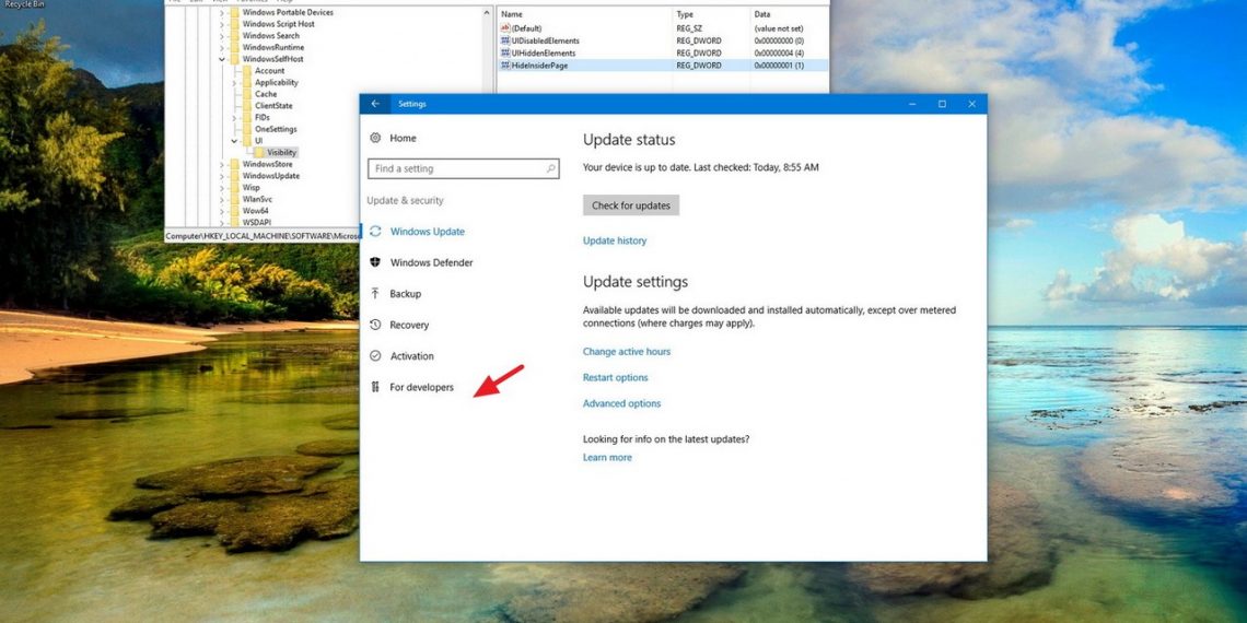 Cách xoá mục Windows Insider Program trong Windows 10