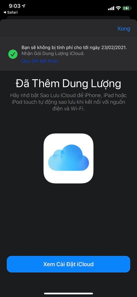 Cách lấy miễn phí 50GB iCloud trang 9 tháng