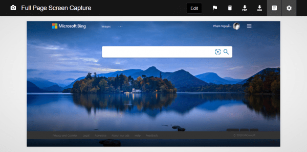 Chỉ bạn 2 cách chụp ảnh màn hình trang web trên Edge Chromium