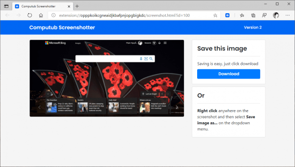 Chỉ bạn 2 cách chụp ảnh màn hình trang web trên Edge Chromium