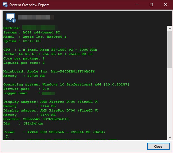 MiTeC System Information X: Xem thông số PC, độ mạnh Wi-Fi,...