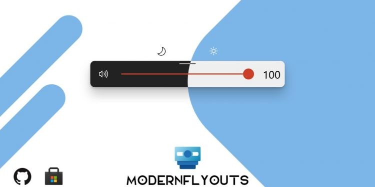 ModernFlyouts: Nâng cấp giao diện điều chỉnh âm lượng, độ sáng,... trên Windows 10