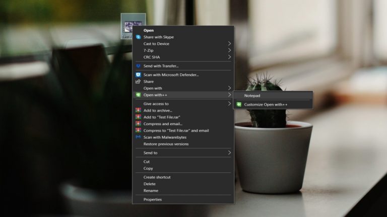 Cách thêm lối tắt mở file với ứng dụng bạn muốn cực hay