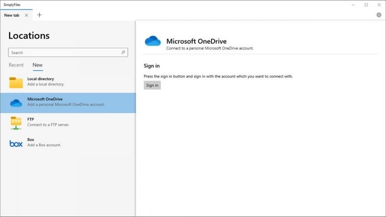SimplyFiles: quản lý file trên PC, OneDrive, Dropbox,…