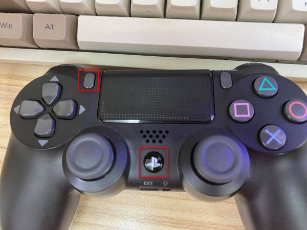 Mở chế độ pair trên tay cầm PS4