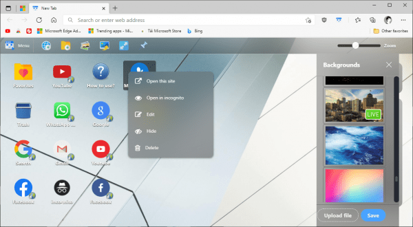 Desktop New Tab: Biến trang New Tab của Chrome giống màn hình desktop