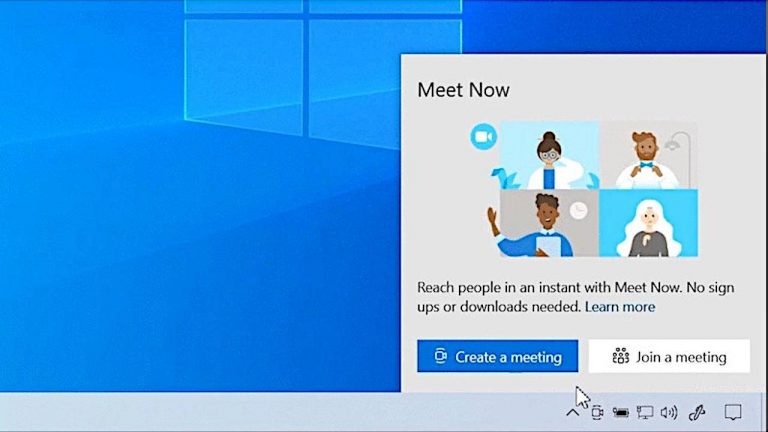 Cách sử dụng Meet Now trên Windows 10