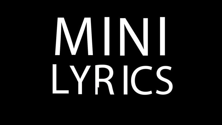 MiniLyrics: Tìm kiếm, hiển thị, lưu lời bài hát cho nhiều trình phát nhạc