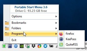 Portable Start Menu: Tạo nút Start menu di động