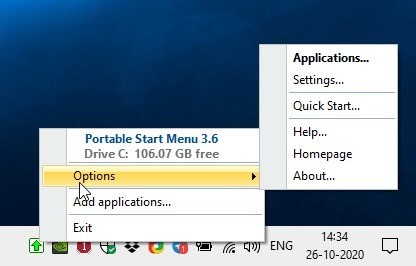 Portable Start Menu: Tạo nút Start menu di động