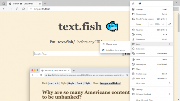 Cách dùng Text Fish đọc tin tức online không quảng cáo