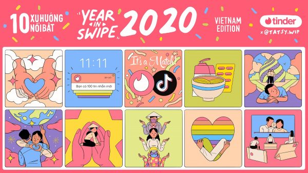 10 xu hướng phổ biến nhất trên Tinder trong năm 2020 10 xu hướng phổ biến nhất trên Tinder trong năm 2020