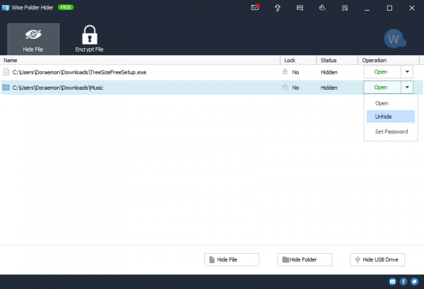 Wise Folder Hider Free: Ẩn file, thư mục, ổ USB cực tốt trên Windows