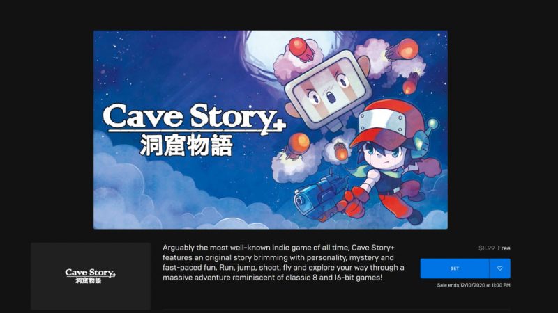 Đang miễn phí game Cave Story+