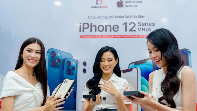 Top 3 Hoa hậu Việt Nam 2020 “mách nhau” cùng sắm iPhone 12 Pro Max