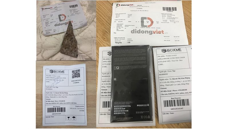 Đặt mua iPhone 12 Pro Max, khách nhận về… cục gạch