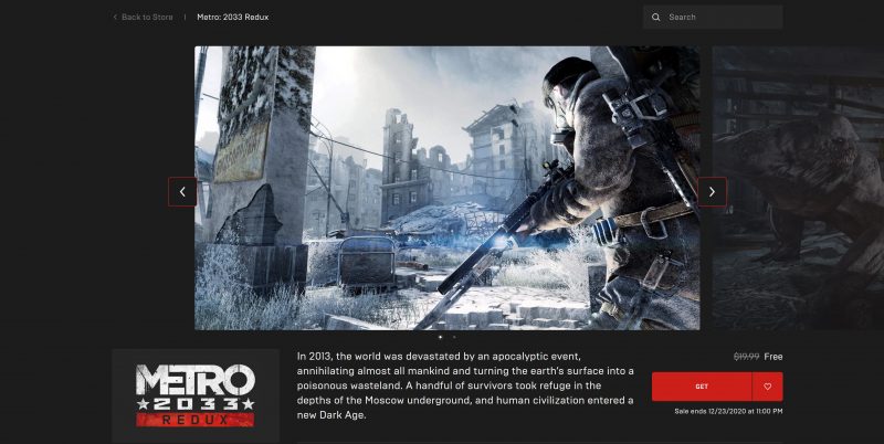 Đang miễn phí game FPS Metro 2033 Redux cực hay chỉ 24 tiếng