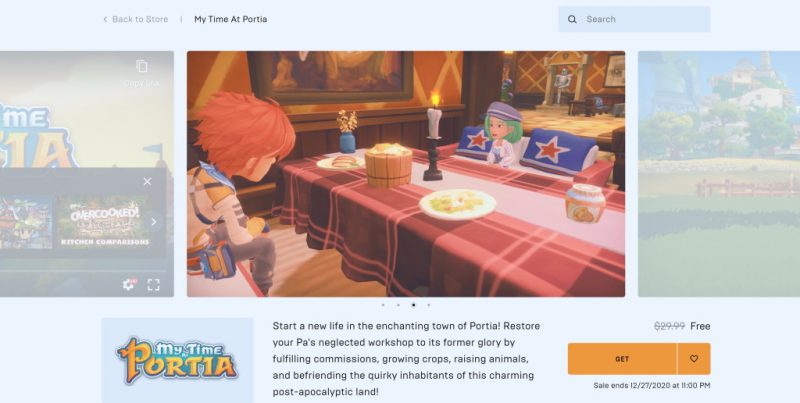 Đang miễn phí game My Time at Portia dễ thương và rất hay chỉ 24 tiếng