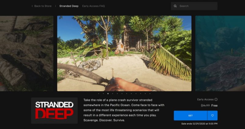 Đang miễn phí game Stranded Deep chỉ 24 tiếng