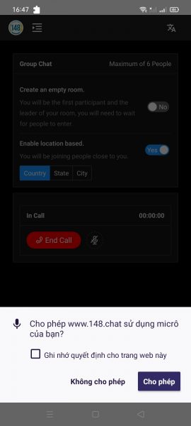 148.chat: Nơi bạn có thể gọi điện miễn phí cho bạn bè bằng trình duyệt