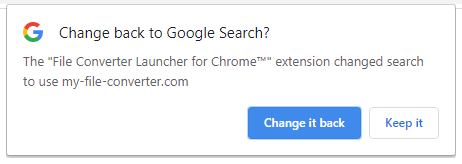 Cách tìm kiếm, mở trang web chuyển đổi file với File Converter Launcher for Chrome