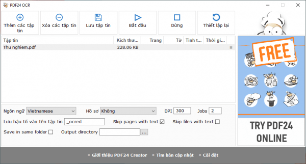 Cách chỉnh sửa PDF trên Windows bằng phần mềm PDF24 25