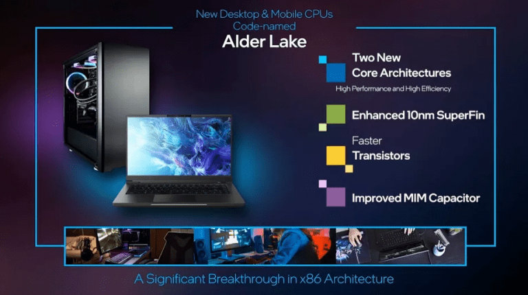Chip Intel thế hệ 12 Alder Lake sẽ thách thức CPU Arm và M1 của Apple