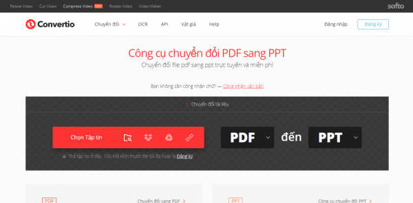 Chia sẻ 7 dịch vụ tiếng Việt chuyển đổi PDF sang PPT, PPTX