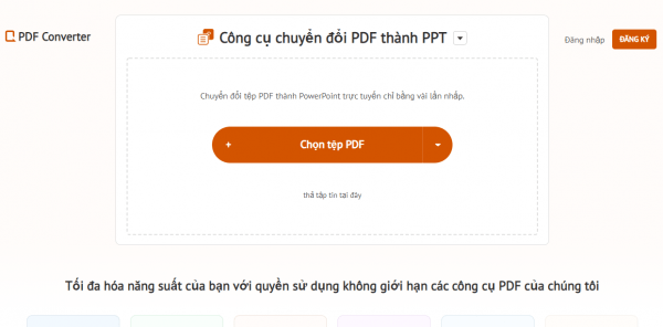 Chia sẻ 7 dịch vụ tiếng Việt chuyển đổi PDF sang PPT, PPTX