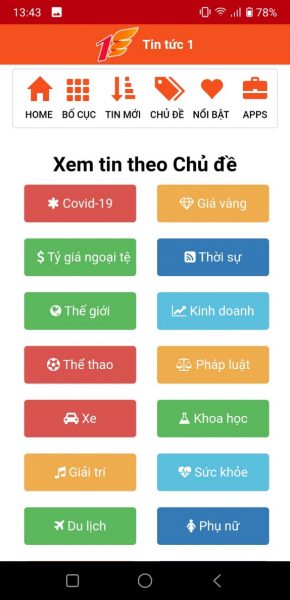 Tin tức 1: Ứng dụng đọc báo miễn phí, không quảng cáo giúp bạn lướt tin theo cách mới