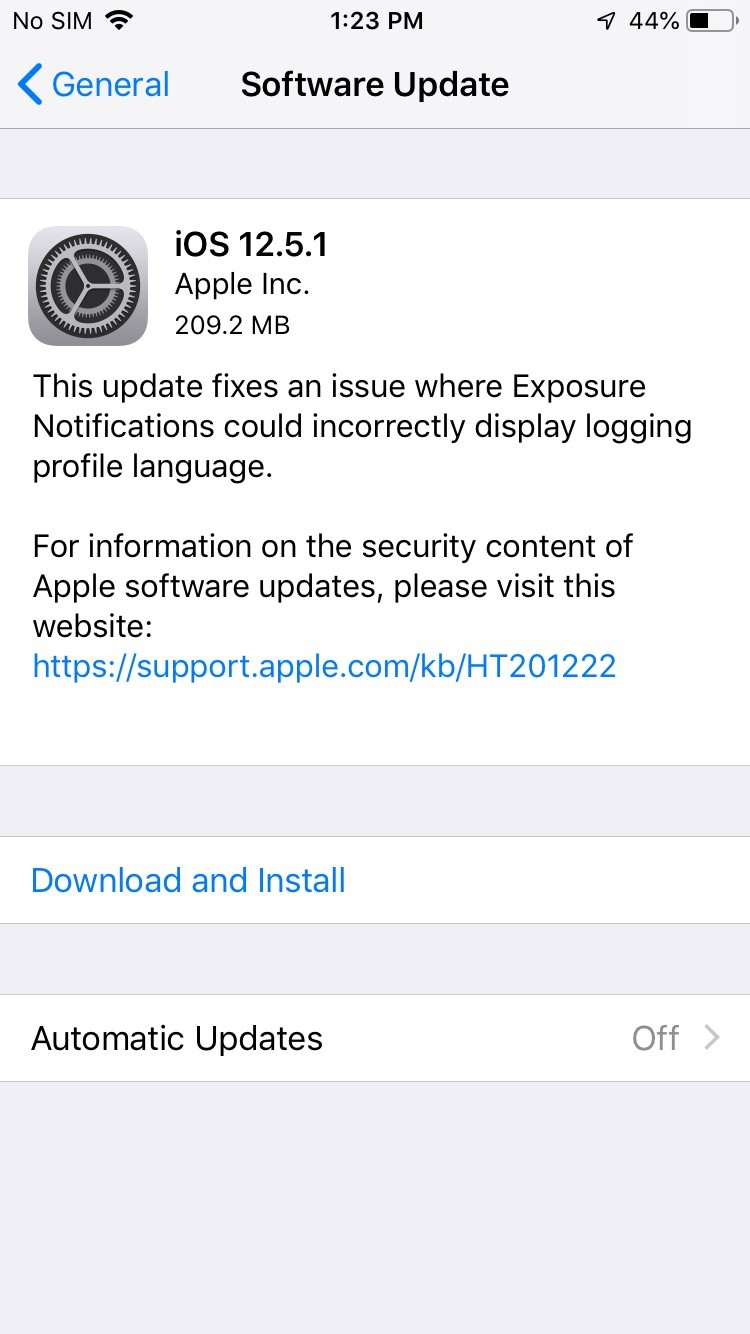 iOS 12.5.1
