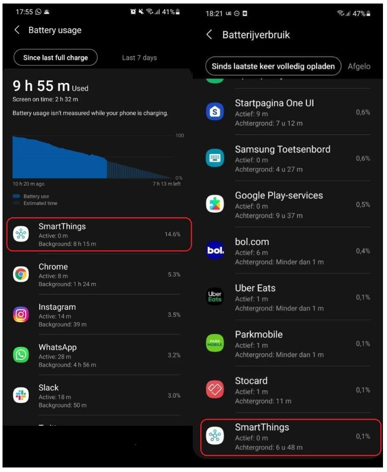 Một ứng dụng Samsung đang gây hao pin nghiêm trọng trên Galaxy 21 Ultra