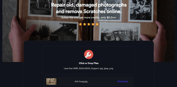 Colorize: Phục chế ảnh cũ nhanh, miễn phí
