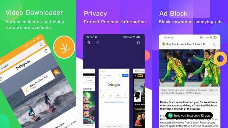 Hot Browser: Trình duyệt web di động có không gian duyệt web riêng tư