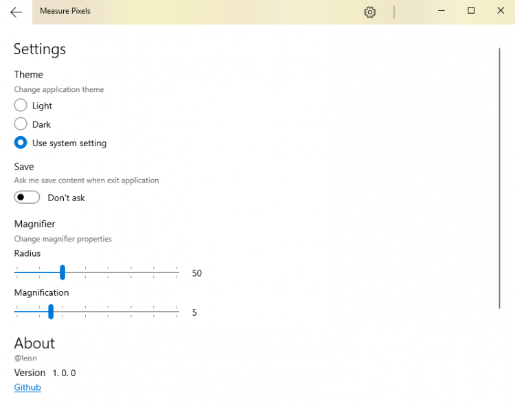 Measure Pixels Ứng dụng đo khoảng cách, đo góc, xem mã màu,... hình