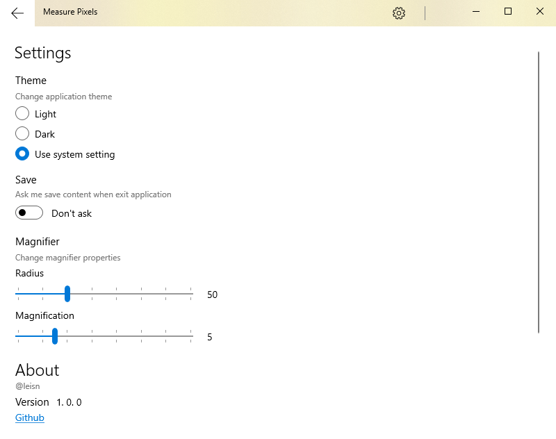 Measure Pixels Ứng dụng đo khoảng cách, đo góc, xem mã màu,... hình